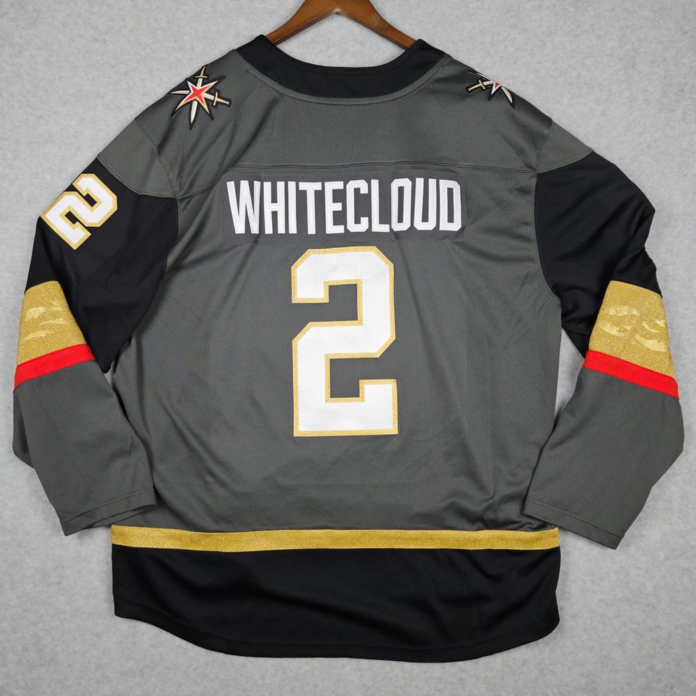 Fanatics (Men's 2XL) Gray Vegas Golden Knights Whitecloud #2 NHL Hockey Jersey